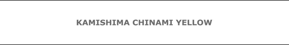 KAMISHIMA CHINAMI YELLOW